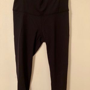Black compression yoga pants